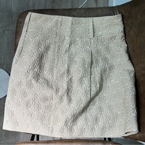 Burberry High Waisted Skirt in Gold